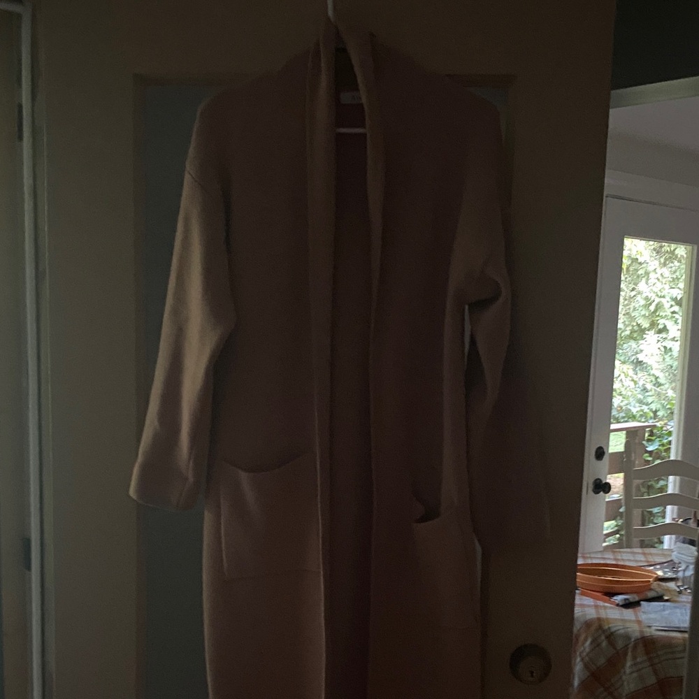 Amazon Essentials Women's Tan Long Coat